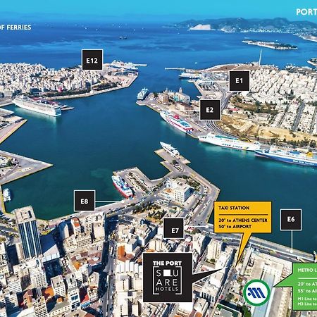 The Port Square Hotel Piraeus Luaran gambar